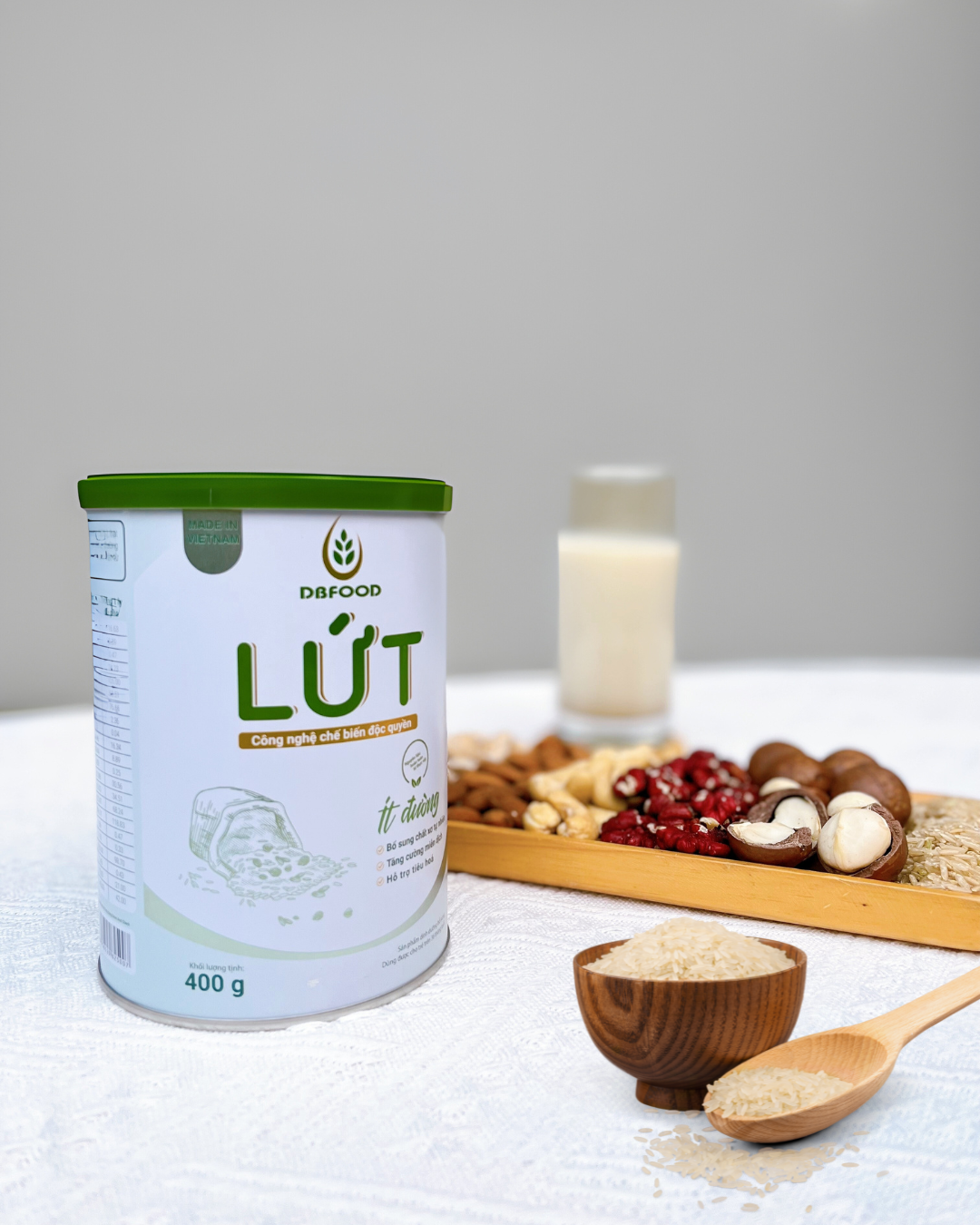 LỨT -  Ít đường - Lon 400 g