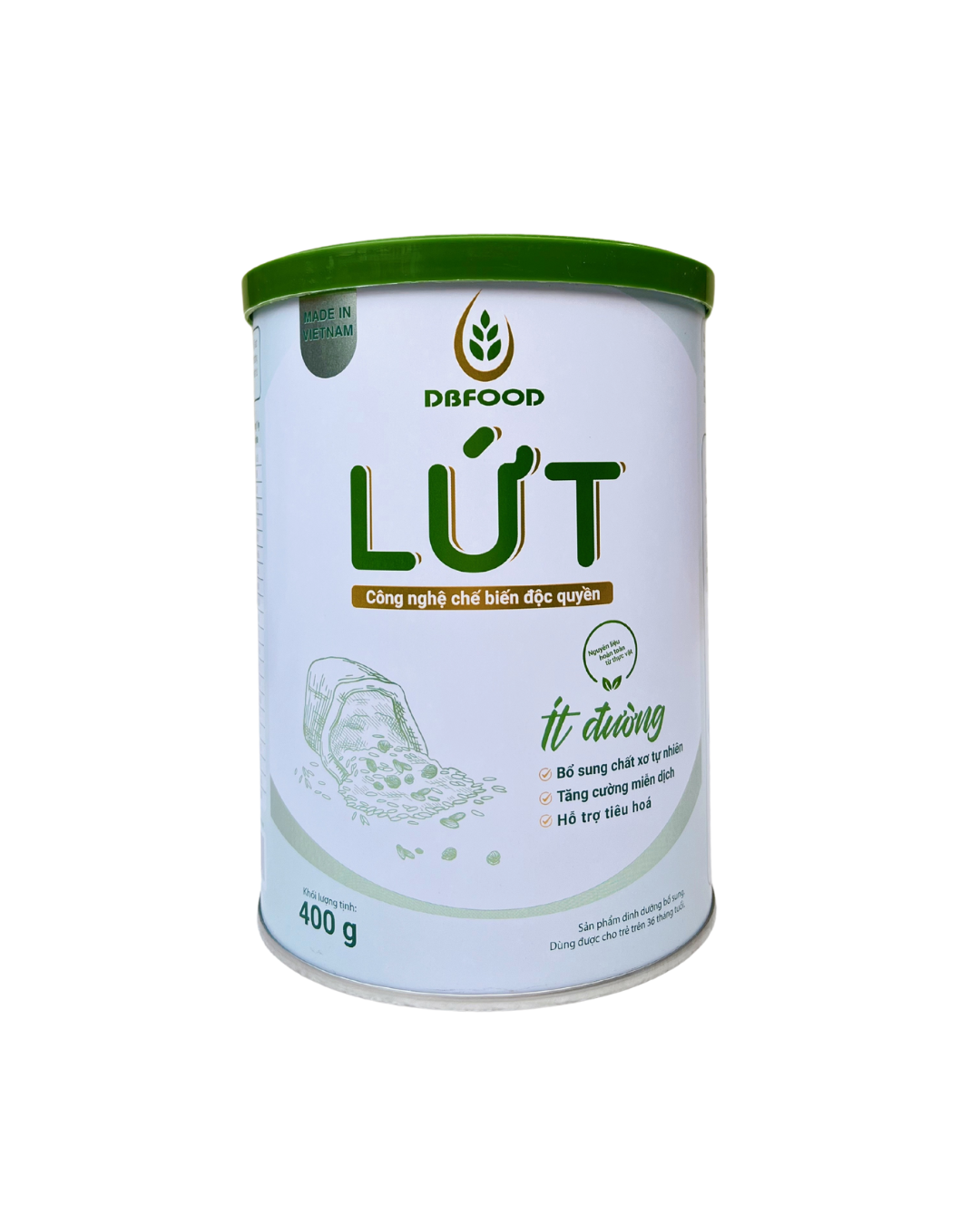 LỨT -  Ít đường - Lon 400 g