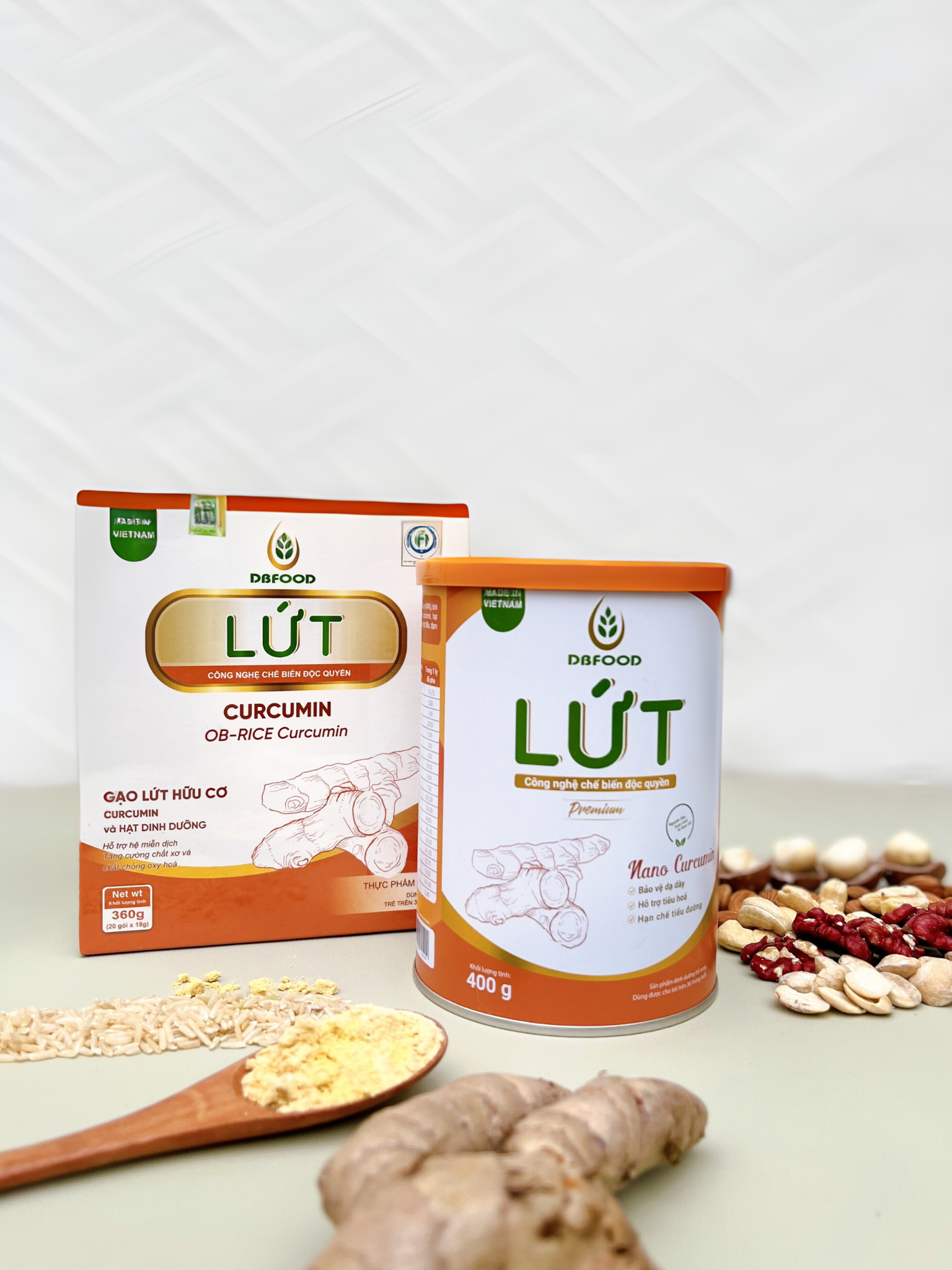 LỨT - CURCUMIN - Lon 400 g
