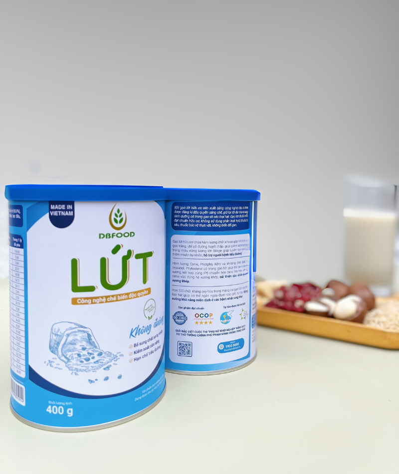 LỨT - Không đường - Lon 400 g